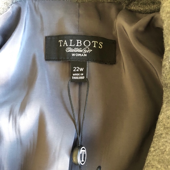 NWT Talbots Gorgeous Wool Lined Blazer Jacket 22W - Picture 2 of 8